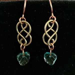 NWOT Handmade Celtic design Earrings